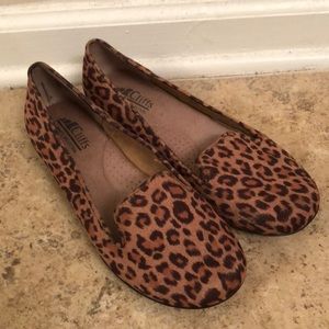 Leopard print loafers